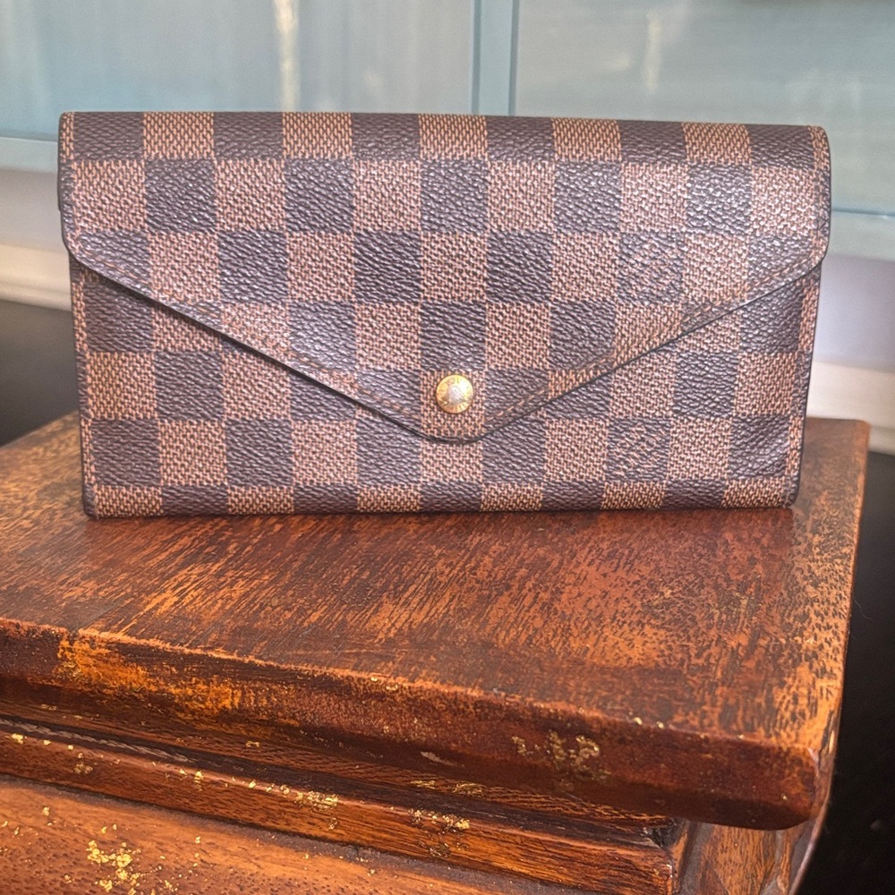 Louis Vuitton Josephine Damier Ebene Women's Wallet